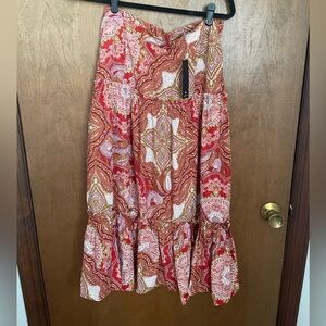 Paisley Print Women's Skirt
